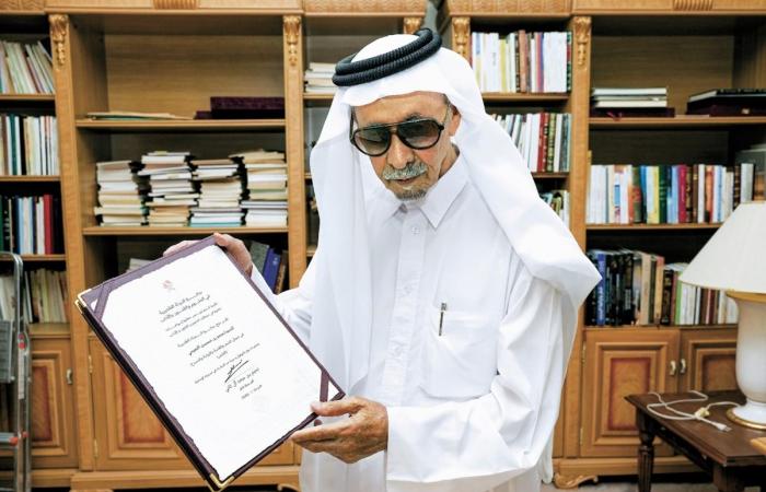 حمد محسن النعيمي الفائز بجائزة الدولة التقديرية: أشكر سمو الأمير المفدى على رعايته للمتميزين