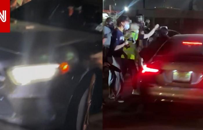 متابعة: لحظة إصابة مصور صدمته سيارة من مركز لاحتجاز المهاجرين بأمريكا