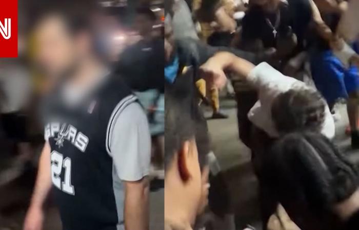 متابعة: شاهد.. مشجع يتعرض لضرب مبرح ودهس من قبل مشجعي فريق الخصم بعد مباراة NBA