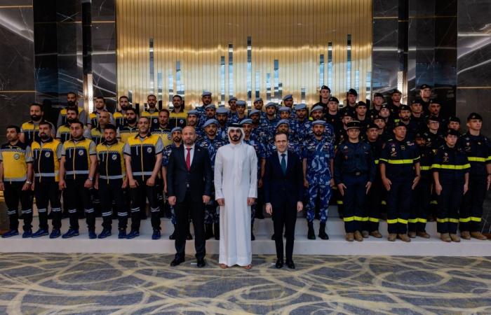 وزير الداخلية يشهد التمرين الثلاثي المشترك في مجال البحث والإنقاذ داخل المناطق العمرانية