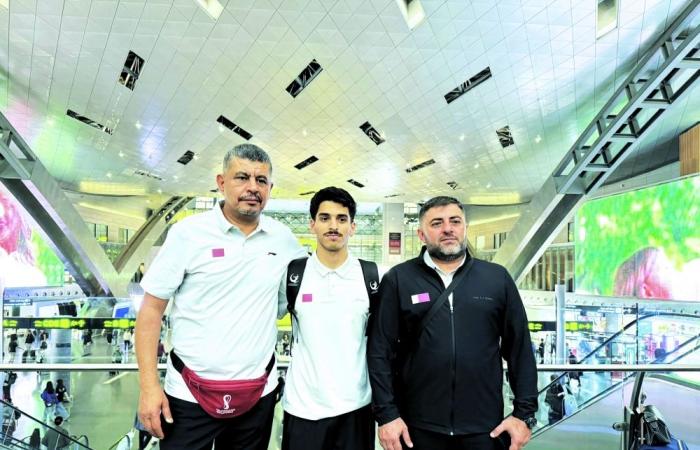 بعثة الأدعم للجمباز الفني تغادر إلى الصين
