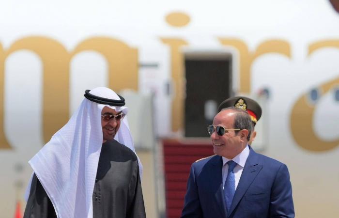 السيسي
      وبن
      زايد
      يؤكدان
      أهمية
      الحفاظ
      على
      أمن
      الدول
      العربية