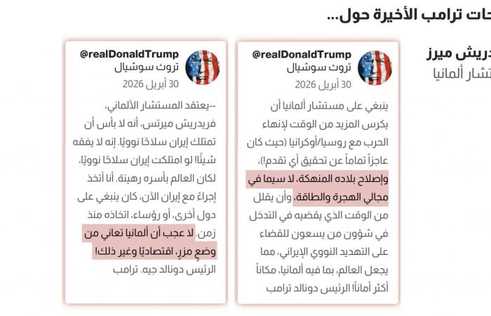 متابعة: إهانات ترامب الأخيرة تكشف توتر علاقاته مع قادة مجموعة السبع