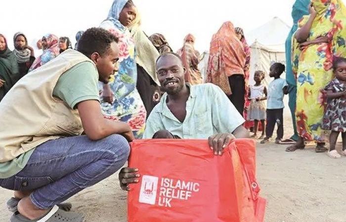 طلابنا في بريطانيا يساهمون في حملة لدعم السودان