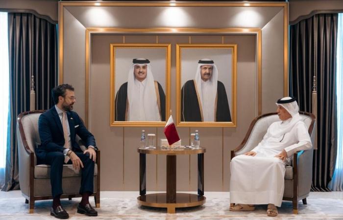 وزير الدولة للشؤون الخارجية يجتمع مع السفير الإسباني