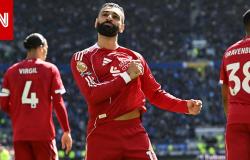 متابعة: بكلمتين.. ليفربول يعلق على هدف محمد صلاح أمام إيفرتون وتحقيقه لرقم قياسي