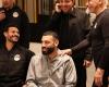 التقى بوزير الرياضة وهاني أبو ريدة.. لقطات من تواجد صلاح في مقر إقامة منتخب مصر