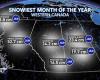 January
      is
      normally
      Canada’s
      snowiest
      month
      from
      coast
      to
      coast