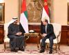 السيسي يصل إلى الإمارات.. ومحمد بن زايد في مقدمة مستقبليه