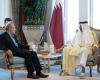 صاحب السمو يستقبل لاريجاني
