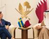 رئيس الوزراء وزير الخارجية  يستقبل وزيرة الخارجية السويدية 