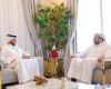 وزير الدولة بوزارة الخارجية يجتمع مع السفير الكويتي