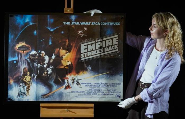 Classic film posters including James Bond and Star Wars up for auction