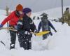 Royal Navy helps dig out world's most remote post office after heavy snowfall